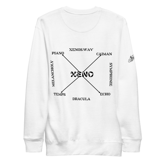 Sweat-shirt Premium XENO Blanc