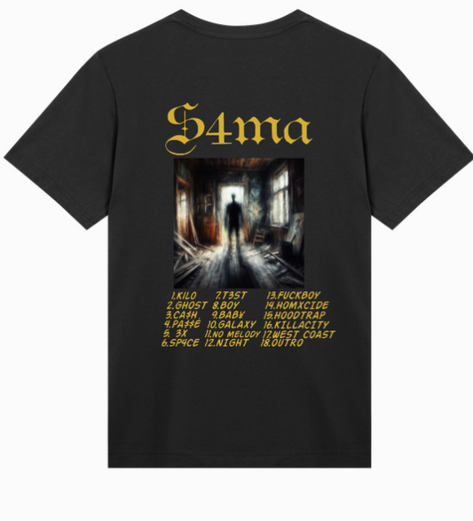 Tee-shirt S4ma Noir Femme