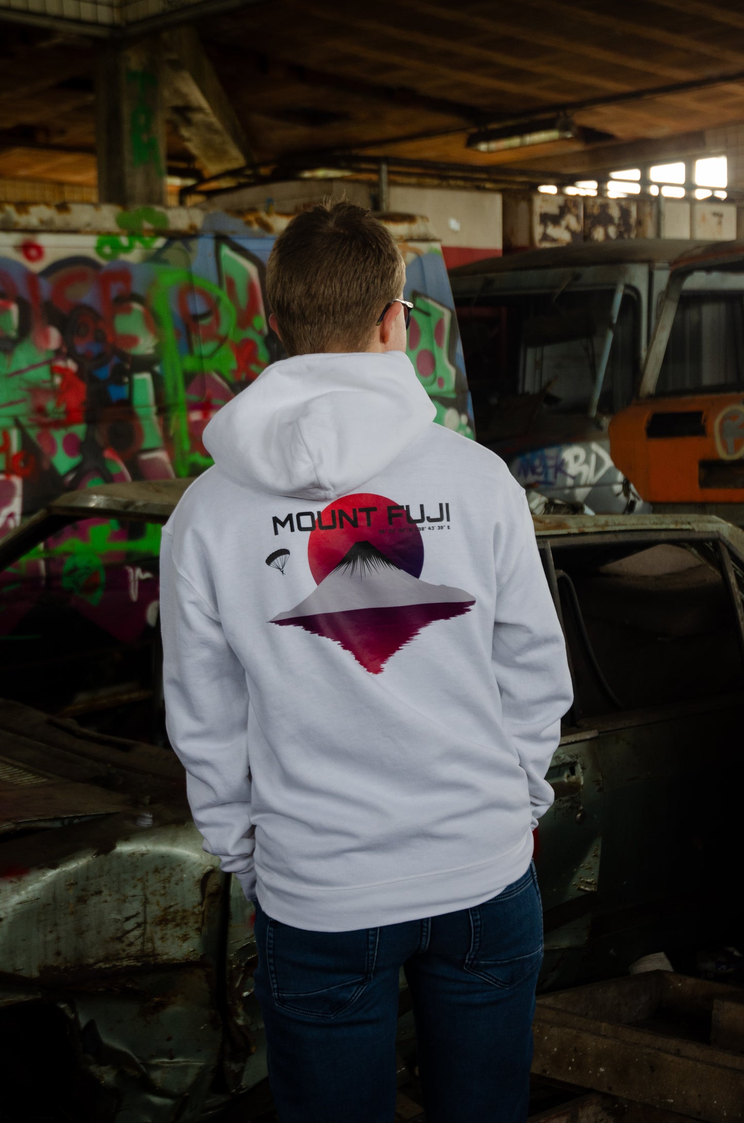 Mount Fuji White Sweater