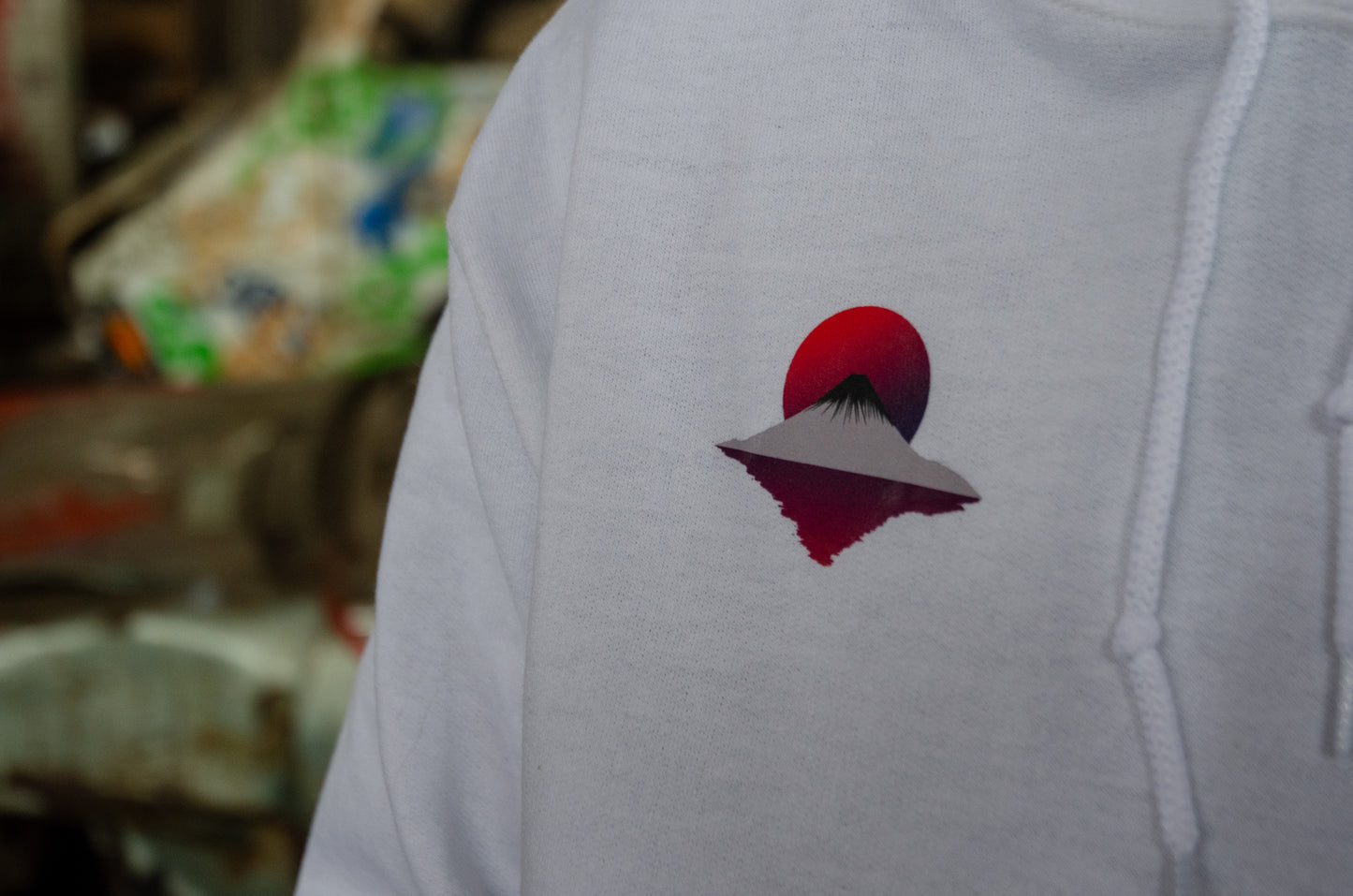 Mount Fuji White Sweater