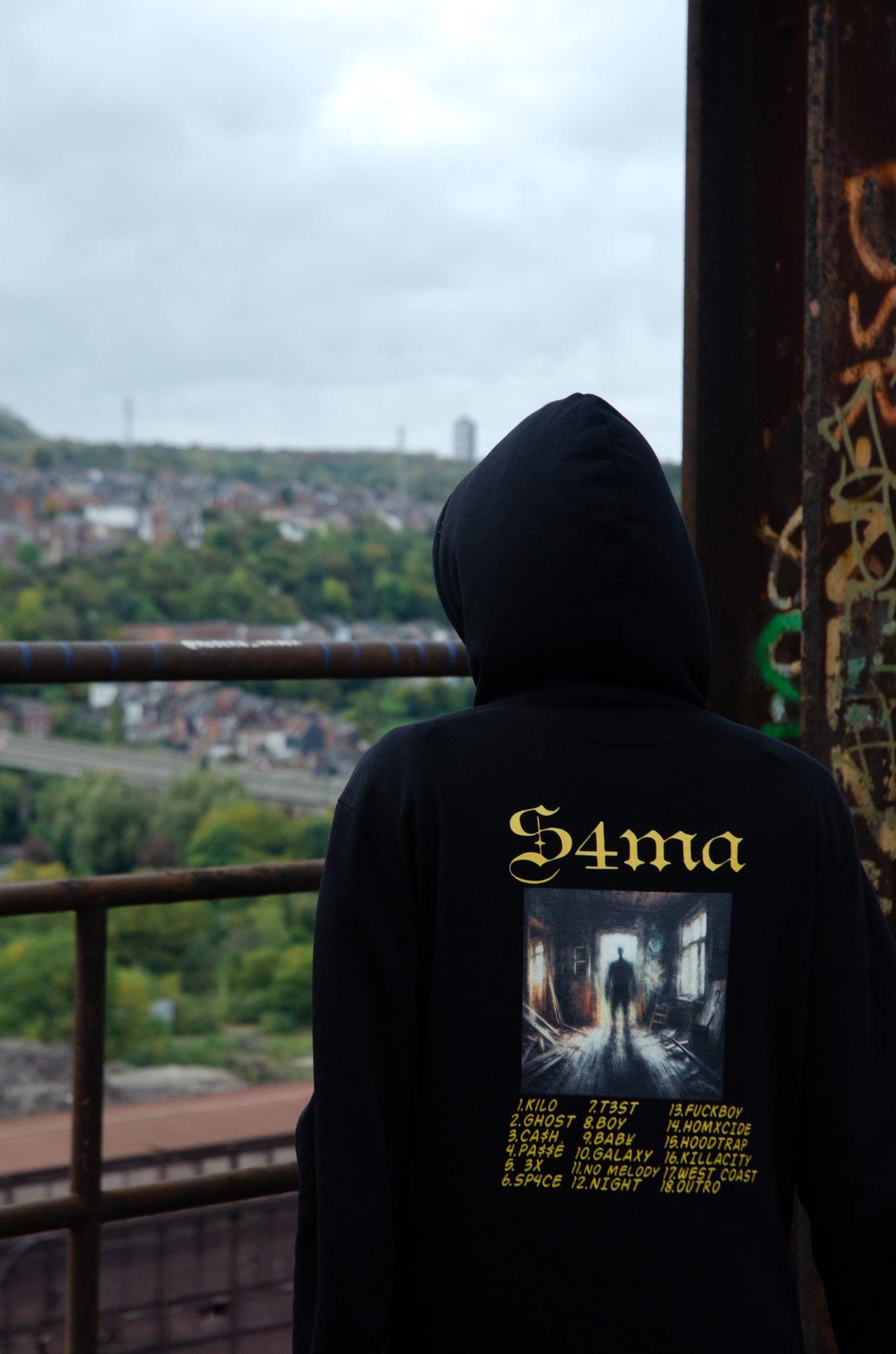 Black S4ma Hoodie