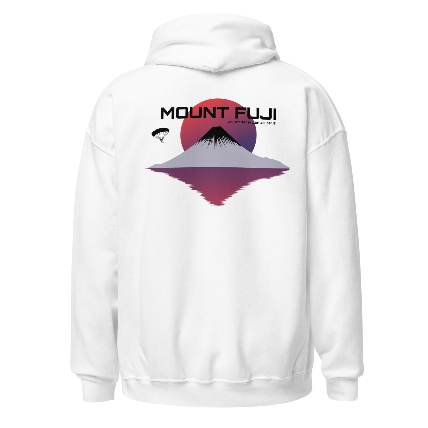 Pull Mont Fuji Blanc