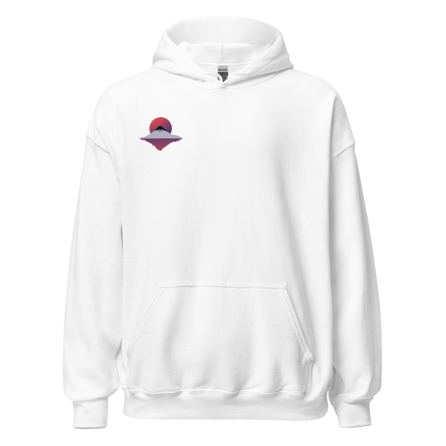 Pull Mont Fuji Blanc