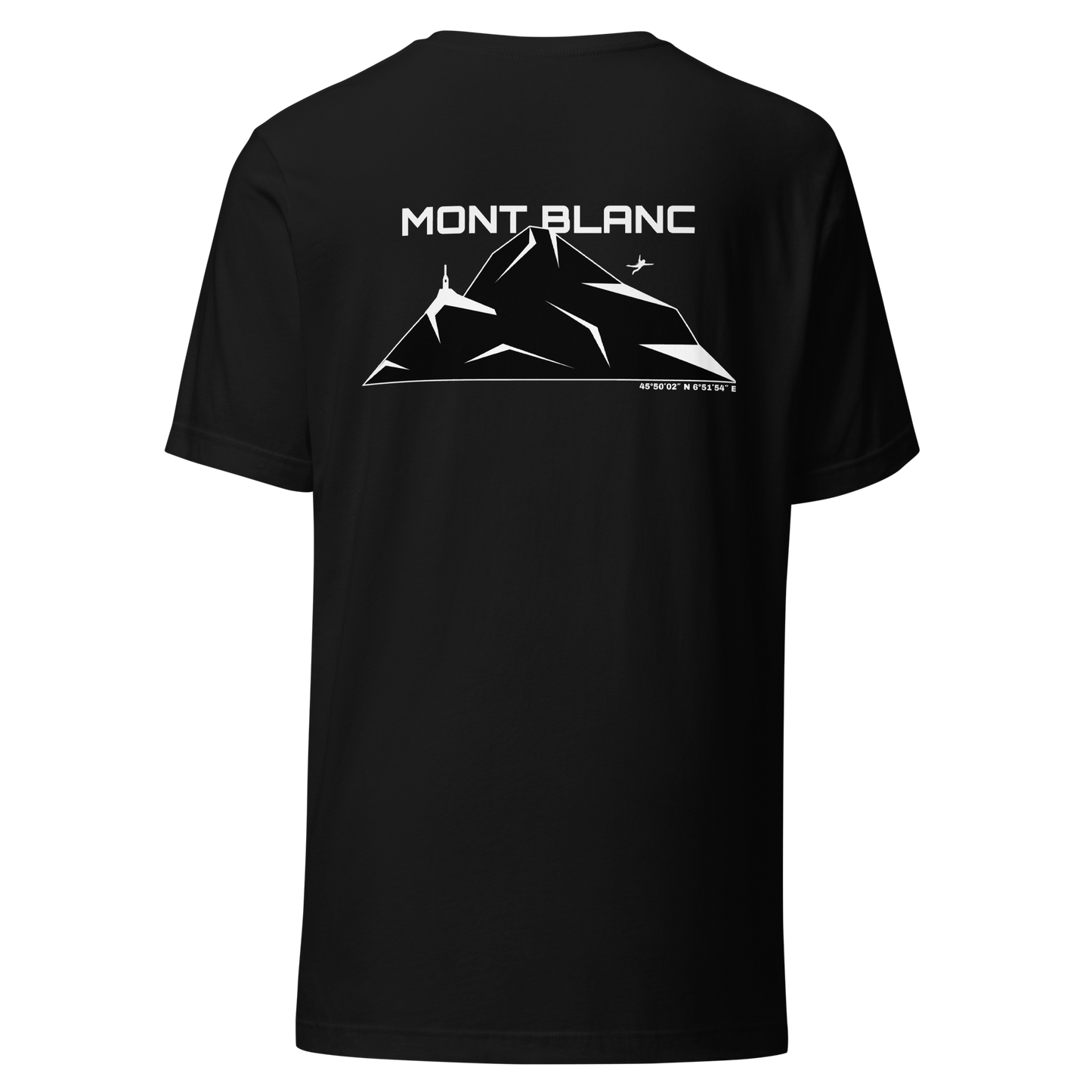 T-shirt Mont-Blanc Noir