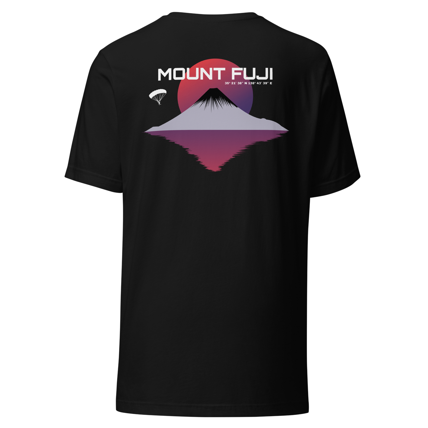 T-shirt Mont Fuji Noir