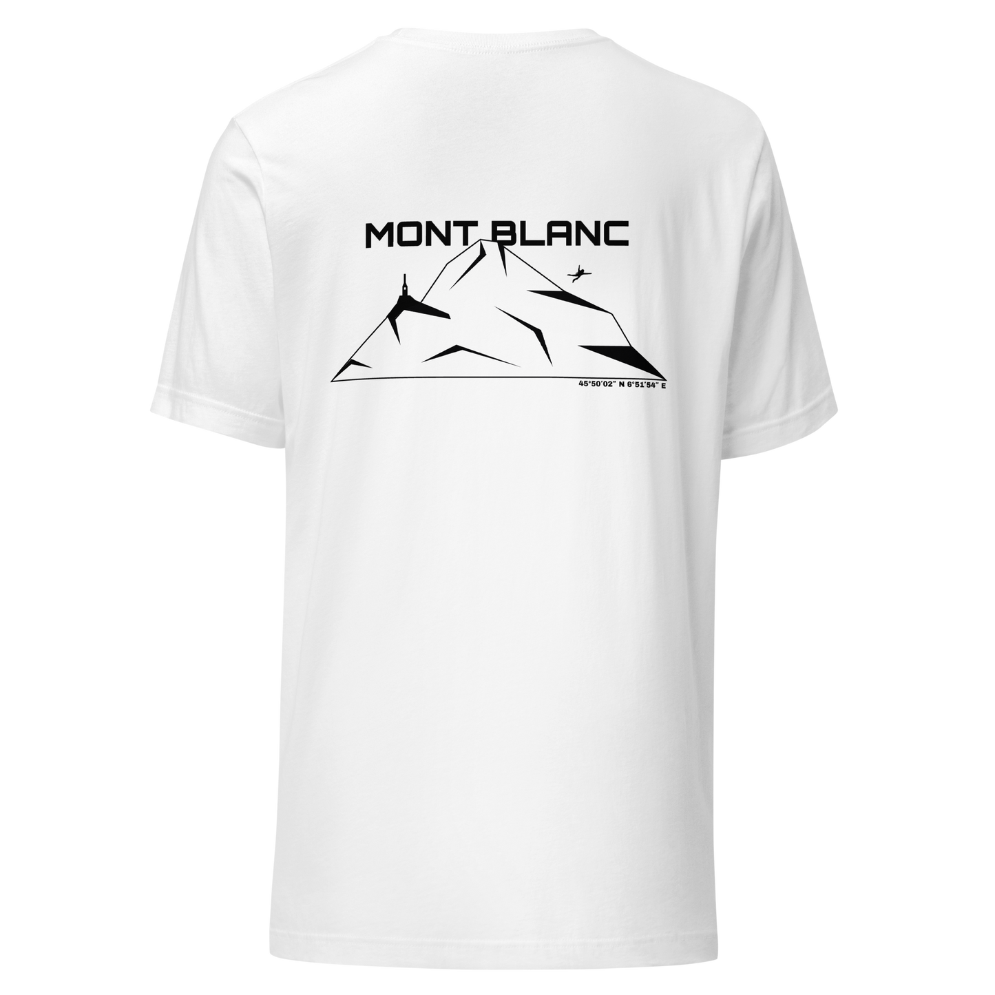 T-shirt Mont-Blanc Blanc