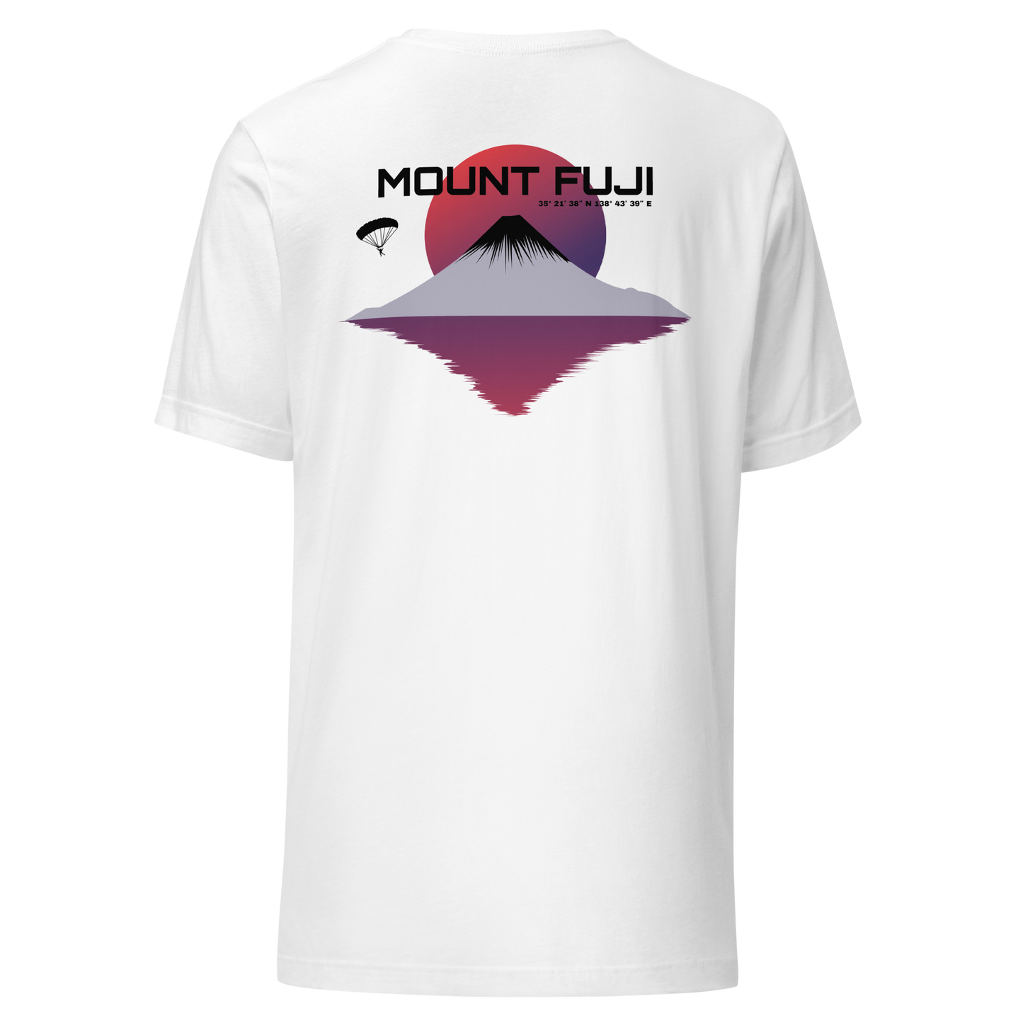 T-shirt Mont Fuji Blanc