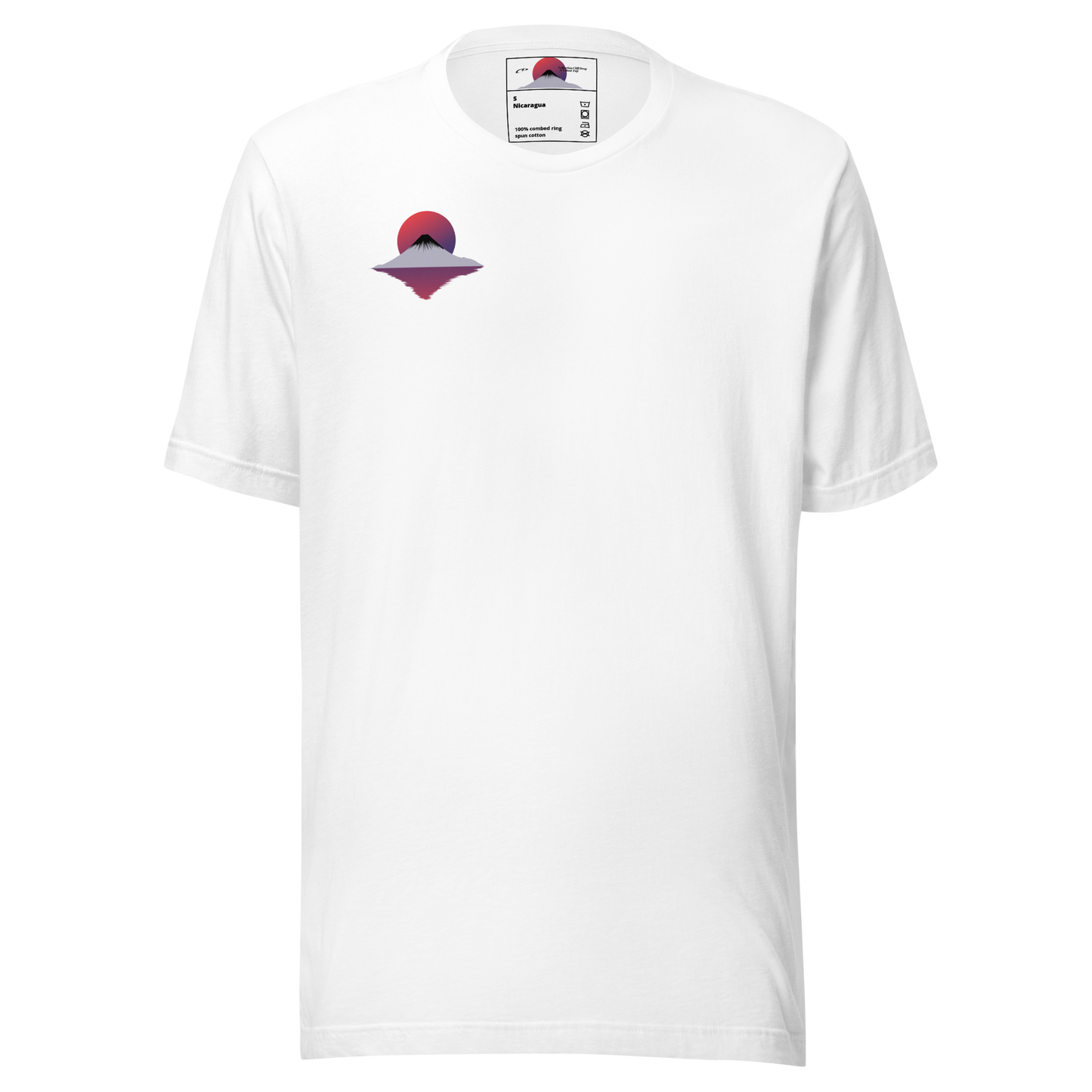T-shirt Mont Fuji Blanc
