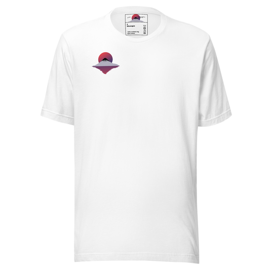 T-shirt Mont Fuji Blanc