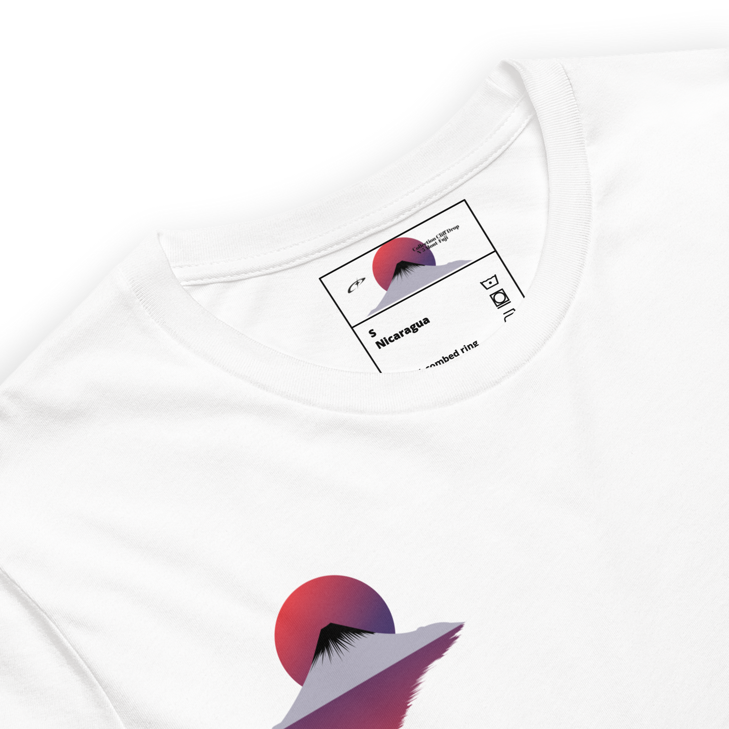 T-shirt Mont Fuji Blanc